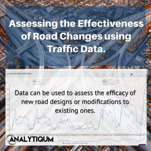 Assesing the effectiveness of road changes using traffic data