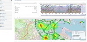 A web page displaying a city map.